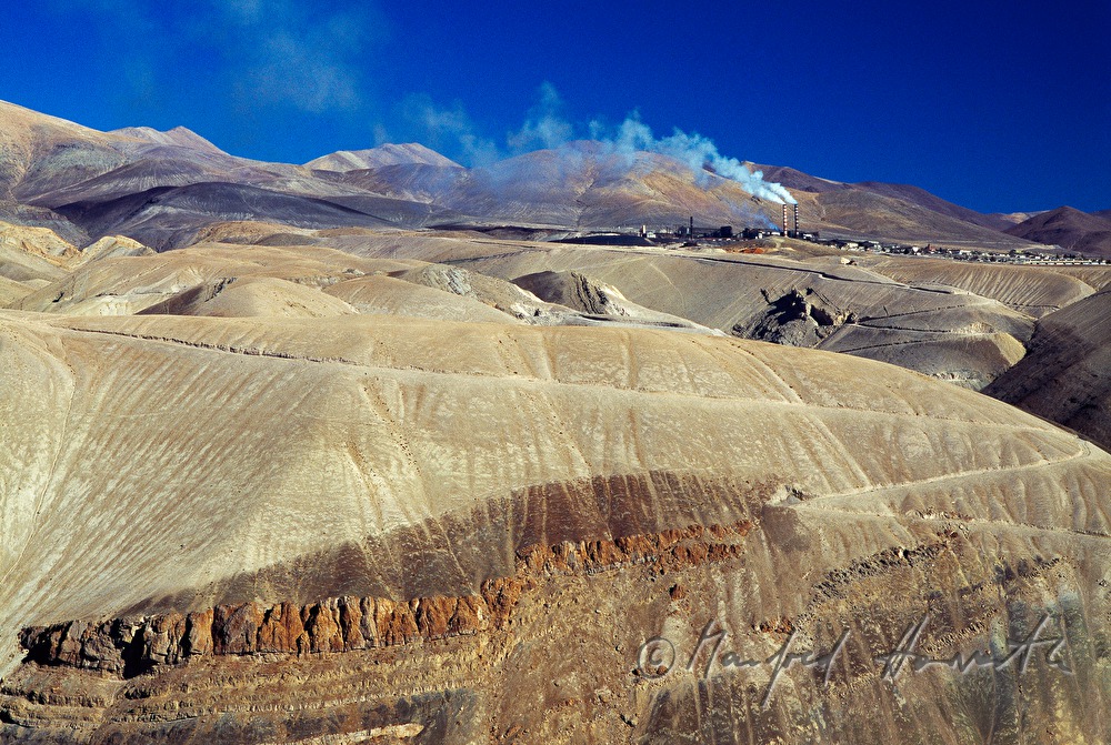 Kupfermine von El Salvador (Firma CODELCO)