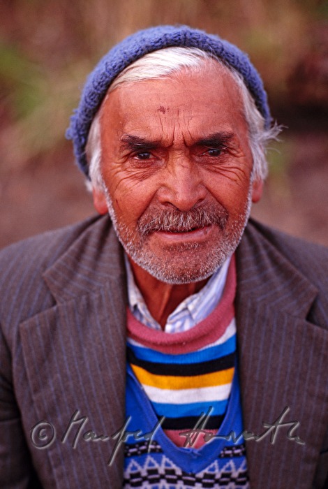 Portrait eines Bewohners von Porvenir