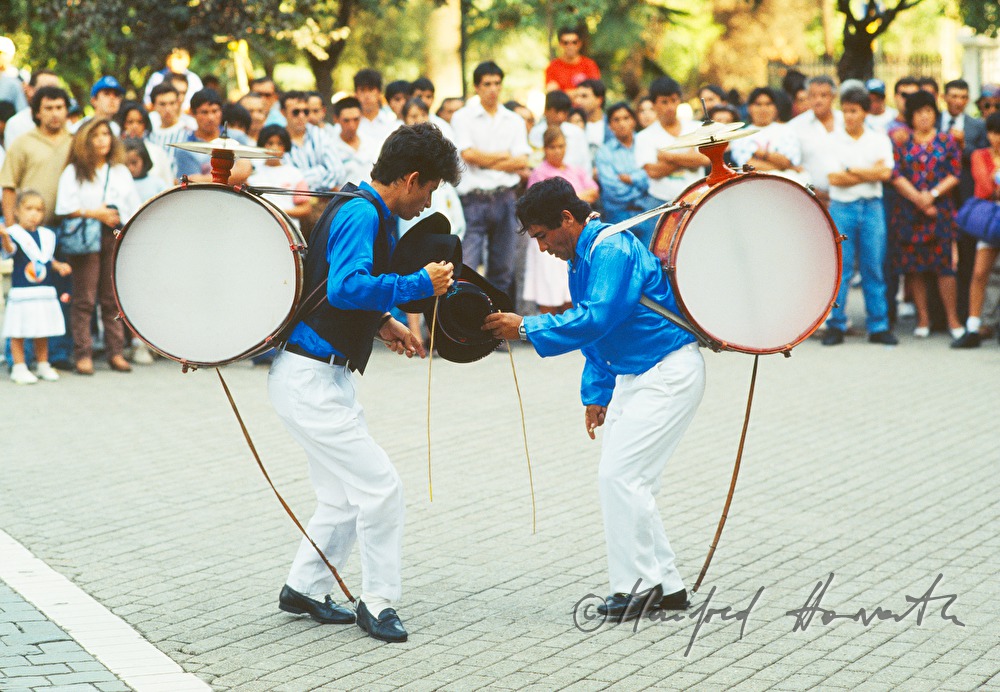 Strassenmusikanten auf der Plaza de Armas