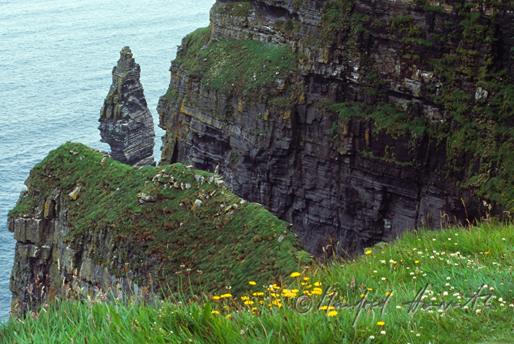 Blick vom Klippenweg auf den Atlantik