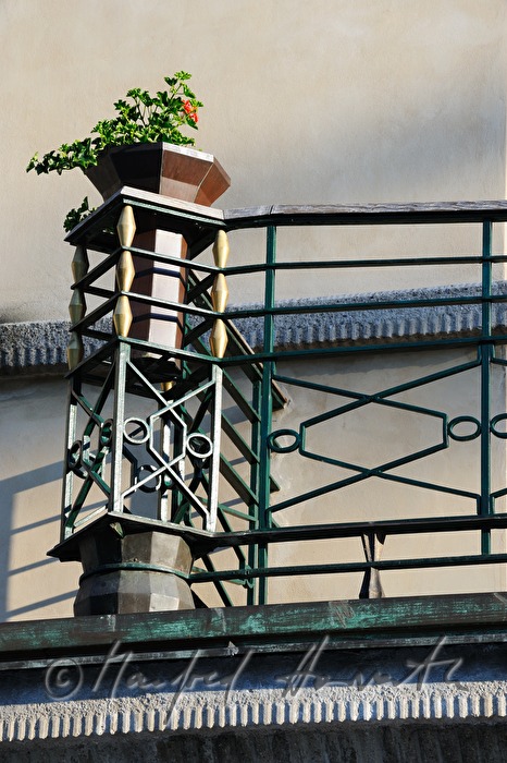 Hotel  Chateau Kotera, Detail vom Balkongeländer