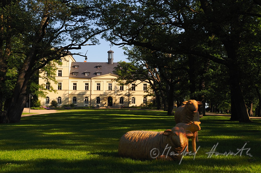 Chateau Mcely, Ansicht vom Park