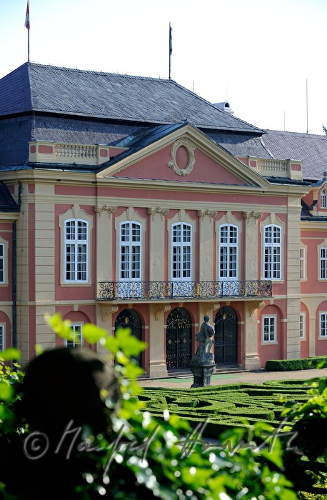 Schloss Dobris, Gartenfront, Barockgarten