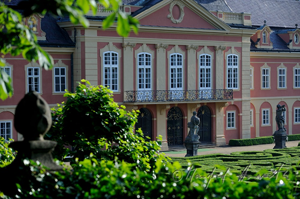 Schloss Dobris, Gartenfront, Barockgarten