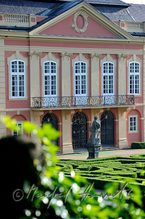 Schloss Dobris, Gartenfront, Barockgarten