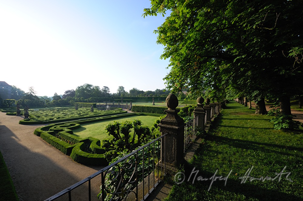 Schloss Dobris, Schlosspark, Barockgarten