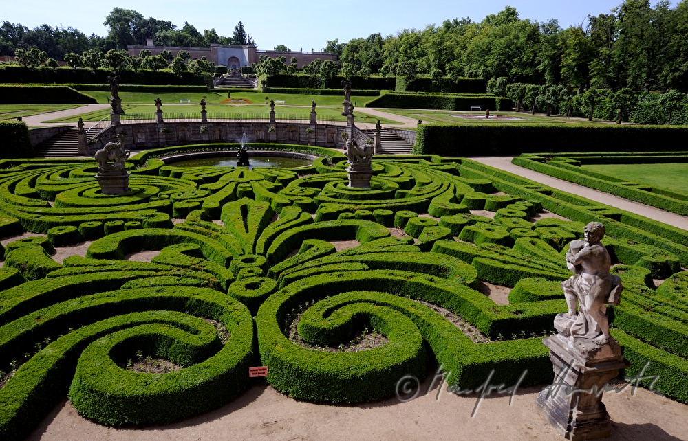Schloss Dobris, Barockgarten