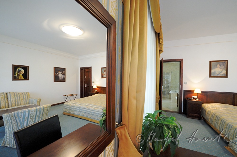 Schloss Dobris, Hotelzimmer