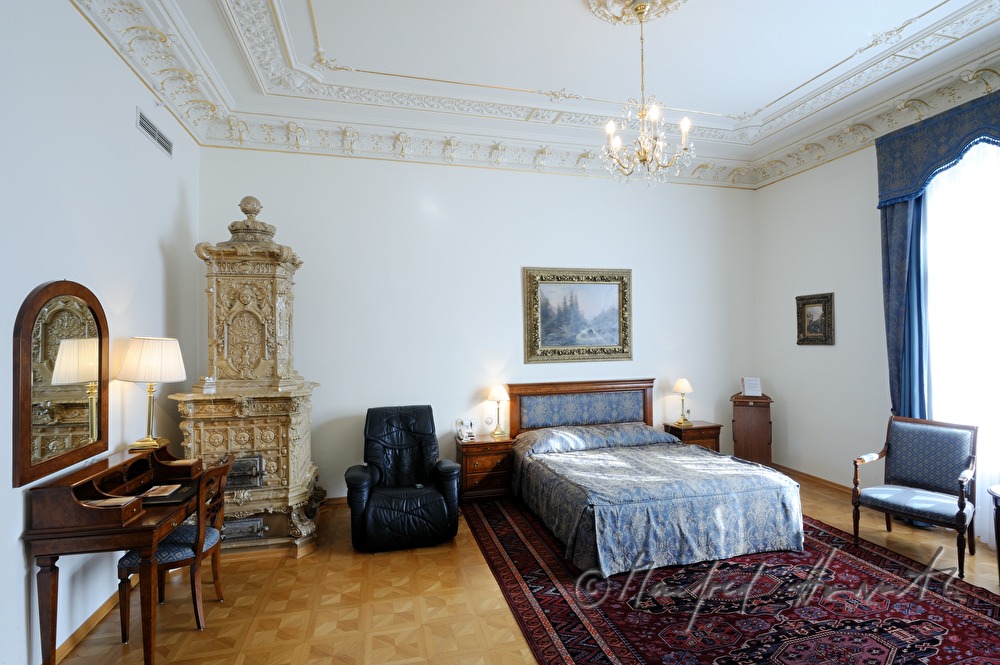 Grandhotel Pupp, Schlafzimmer der Präsidentensuite