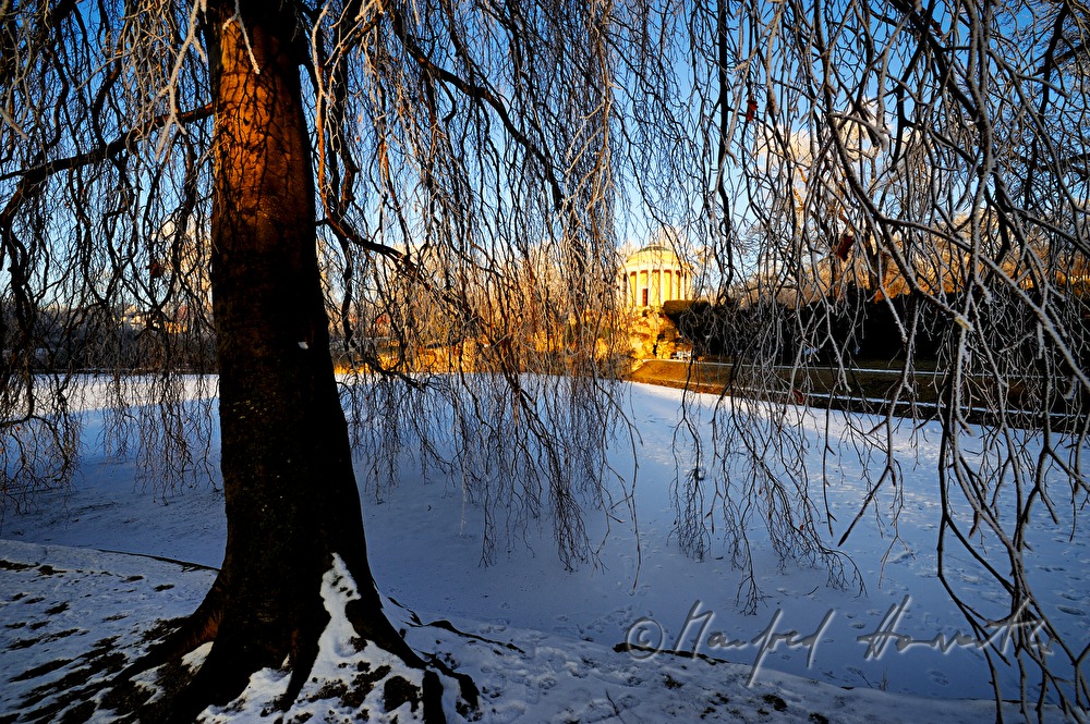 Leopoldinentempel im Landschaftsgarten