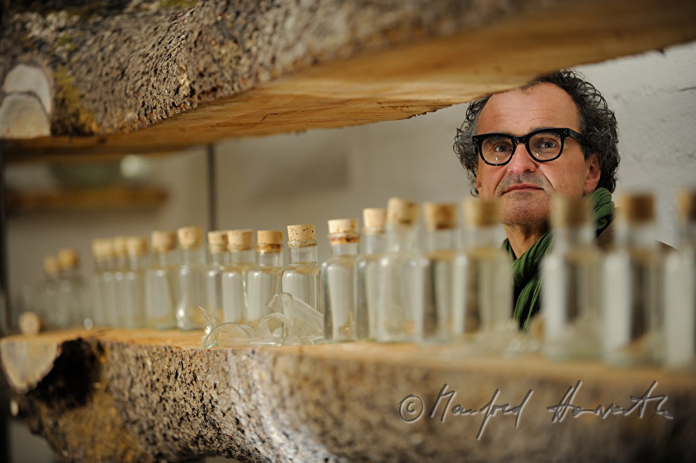 Joachim Eckl in seinem Atelier