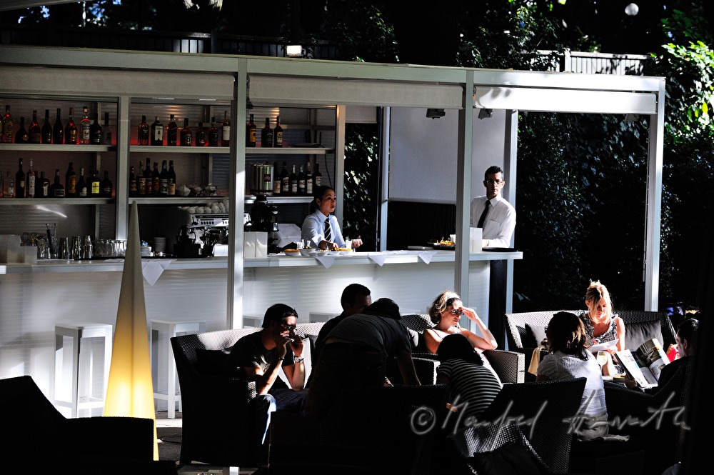 Gartenlokal der Laurin Bar