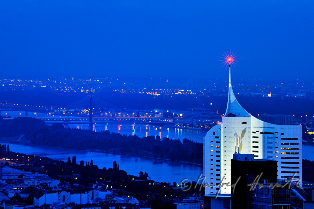 Blick vom Donauturm auf die Leopoldstadt