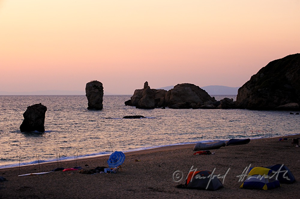 Zelte am Strand