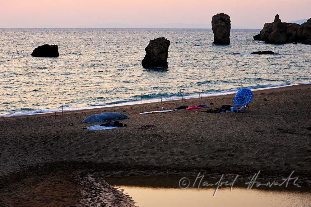 Zelte am Strand