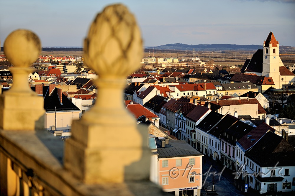 Blick vom Dach auf Eisenstadt