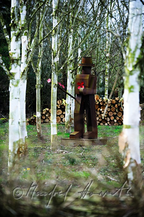 Atelier und Skulptur von Anatol Herzfeld