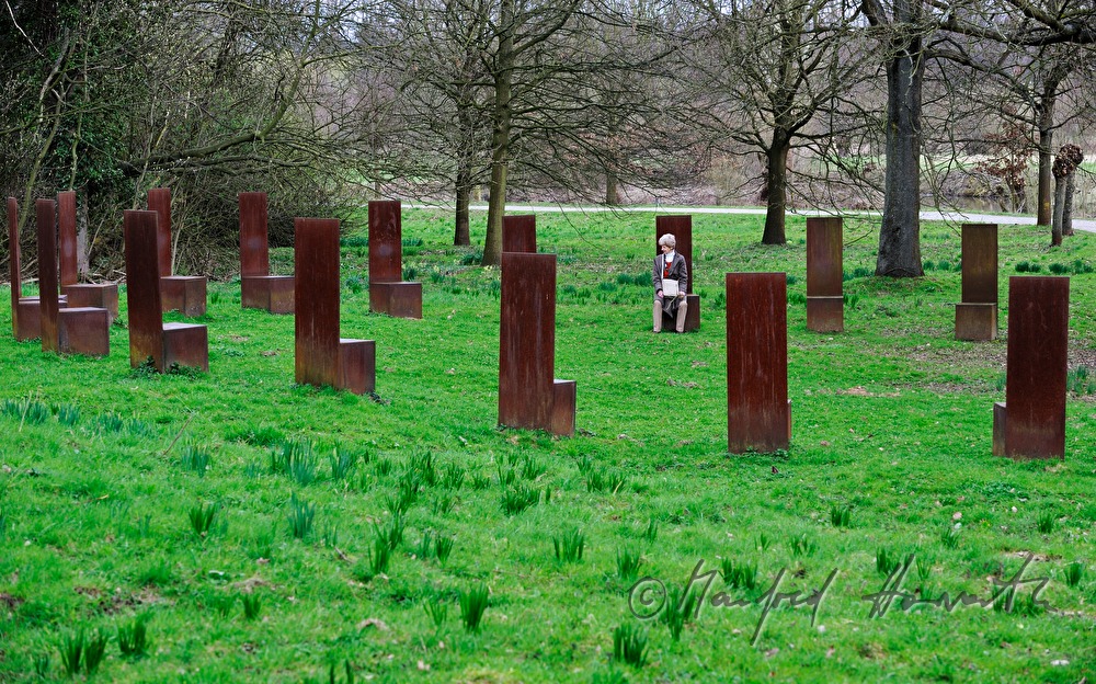 Atelier und Skulptur von Anatol Herzfeld (Parlament, 1991)
