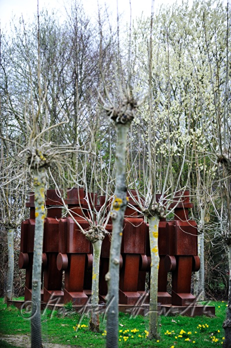 Atelier und Skulptur von Anatol Herzfeld