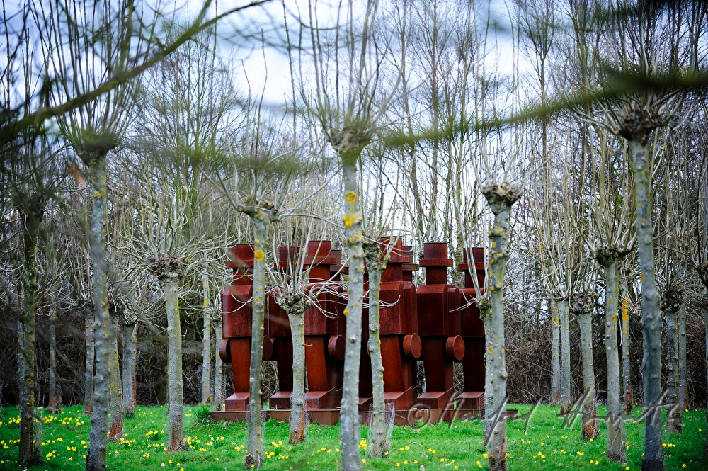 Atelier und Skulptur von Anatol Herzfeld
