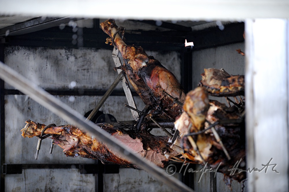 Ochsen-Grill beim Hoffest im Gut Purbach