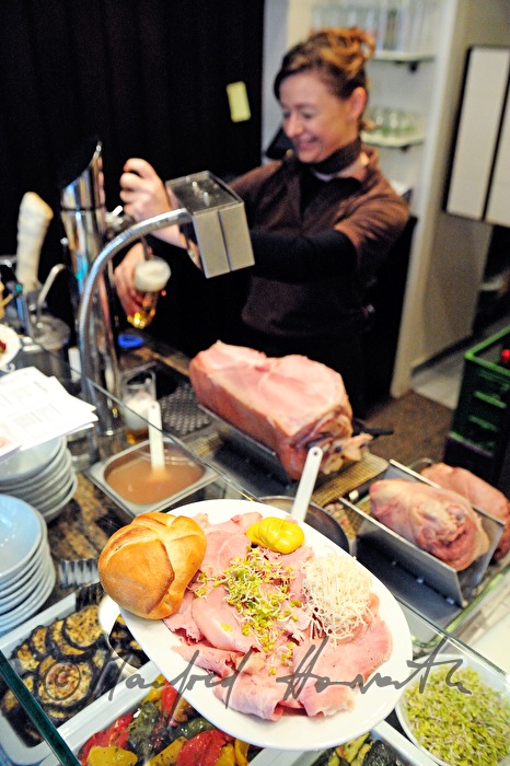 Restaurant Porcus, Beinschinken mit Kren