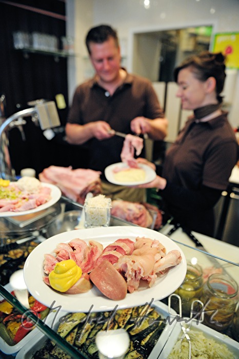 Restaurant Porcus, Gekochtes vom Schwein
