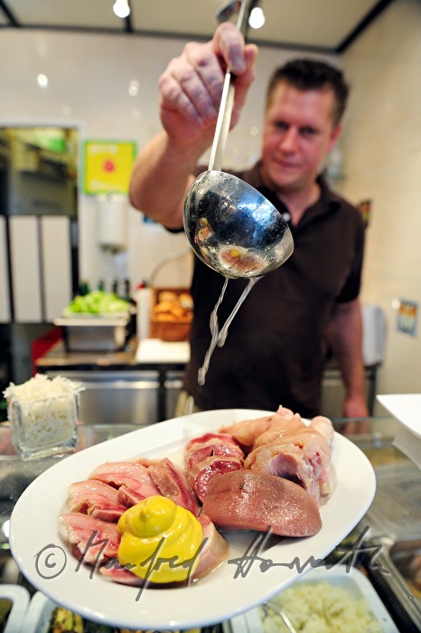 Restaurant Porcus, Gekochtes vom Schwein