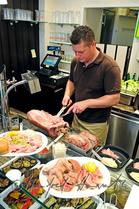 Restaurant Porcus, Gekochtes vom Schwein