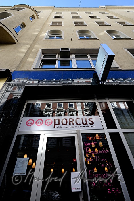 Restaurant Porcus, von aussen