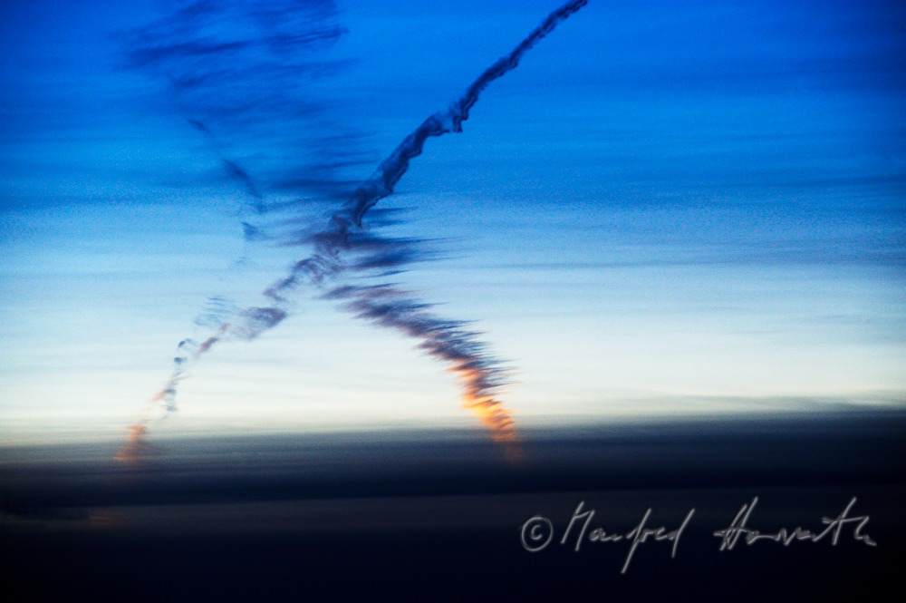 Wolkenformation und Horizont