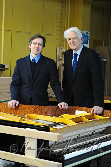 Vater und Sohn Laul, die Firmenchefs