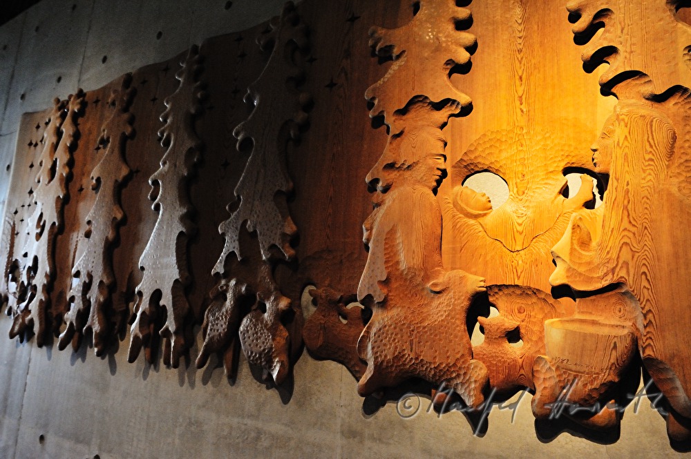 Kunst aus Holz im Finnischen Forstmuseum Lusto