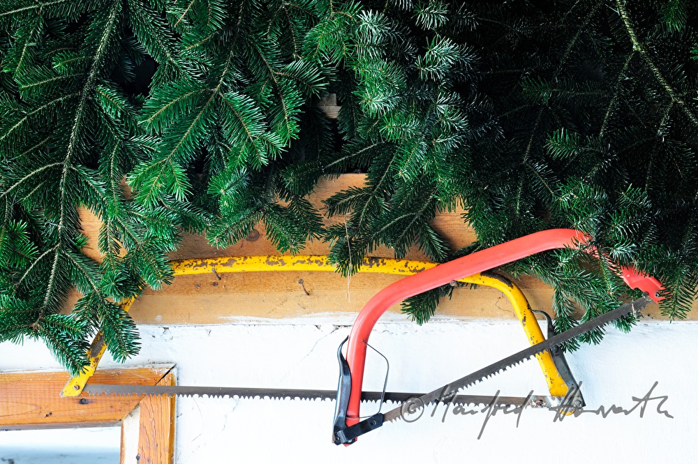 Christbaumhof Raith: Sägen und Reisig