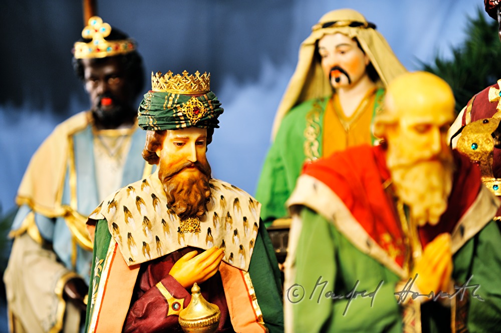 Detail der großen Aachener Weihnachtskrippe (ca.1900)