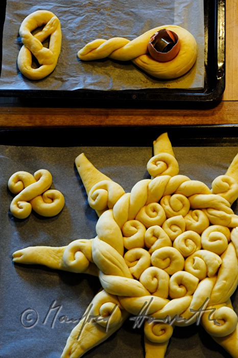 Osterstern und Osterkranz