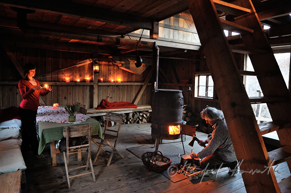 Feuer- und Lichtmachen auf der Schiffmühle