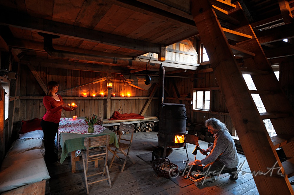 Feuer- und Lichtmachen auf der Schiffmühle