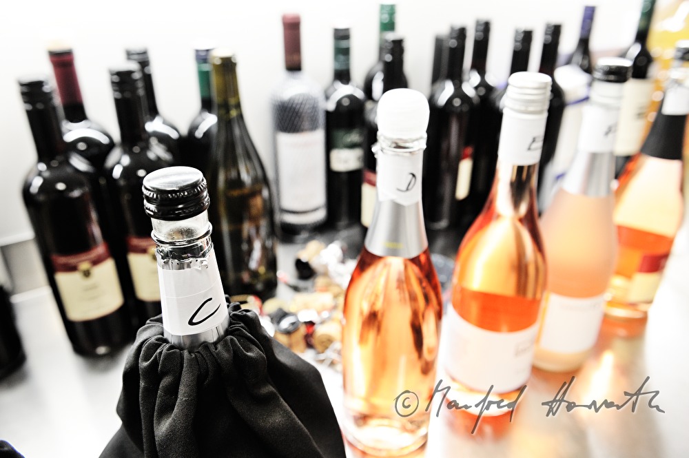 Rosé-Weine und Rosé-Sekte für eine Weinverkostung