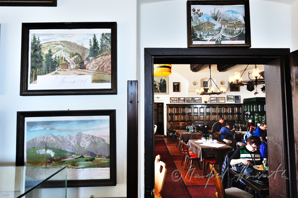 Speisesaal des Restaurants