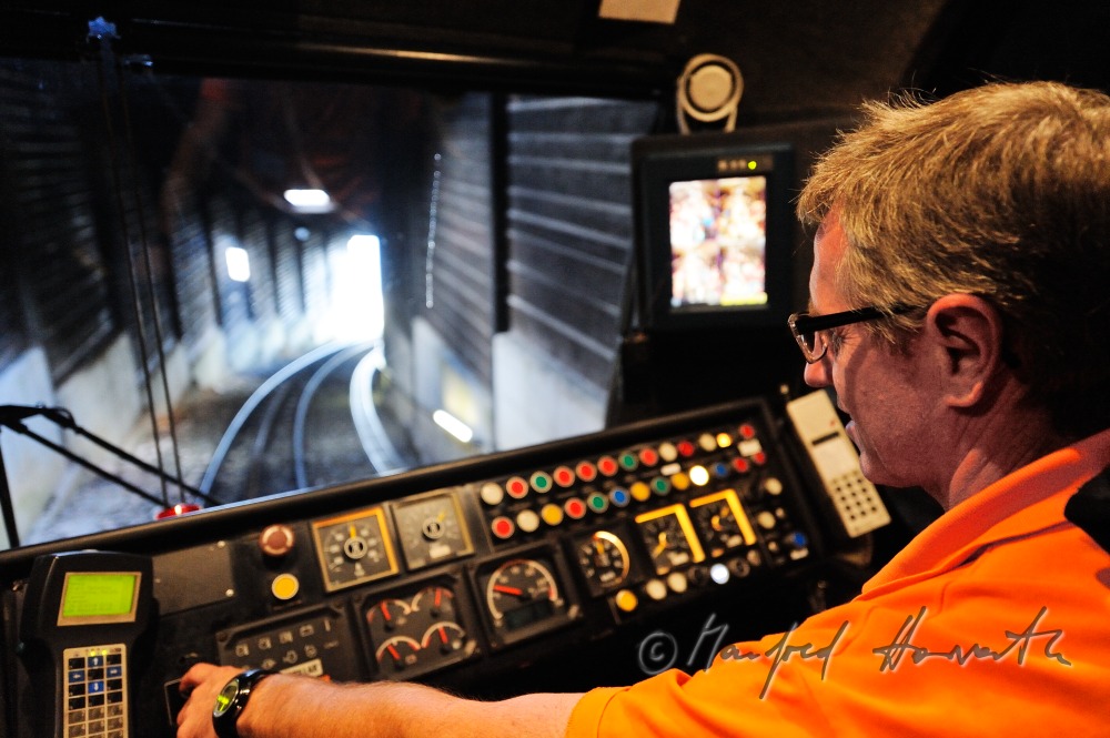 Zugführer der Zahnradbahn 