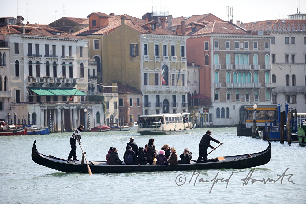 Gondel auf dem Canal Grande