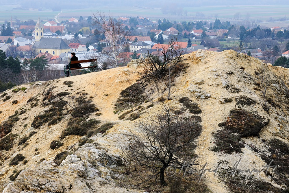 Burgberg der Burgruine Kanizay