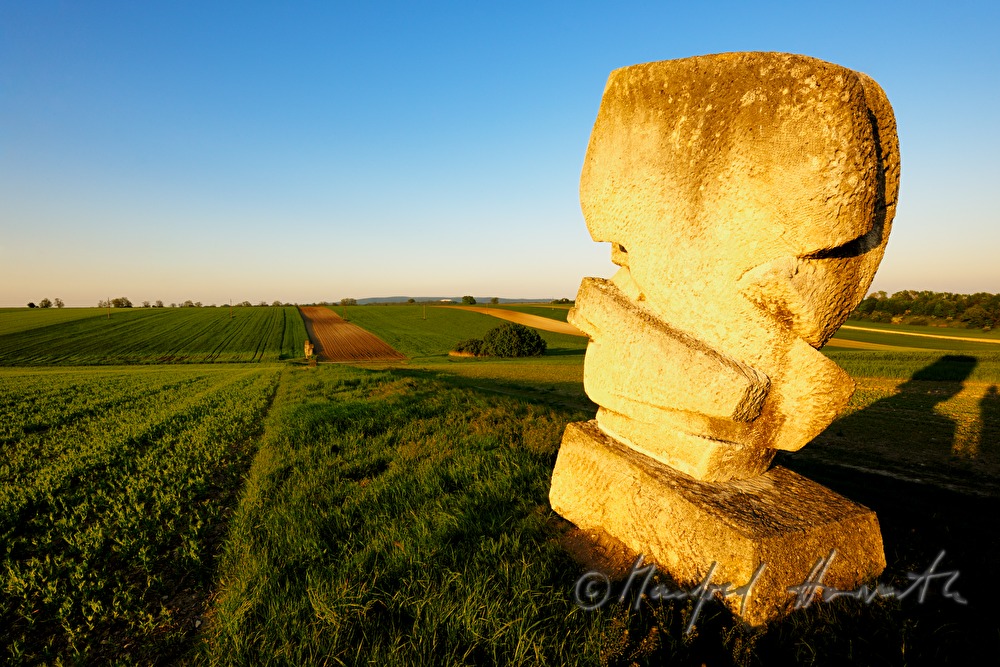 Skulptuen des Bildhauers Karl Prantl