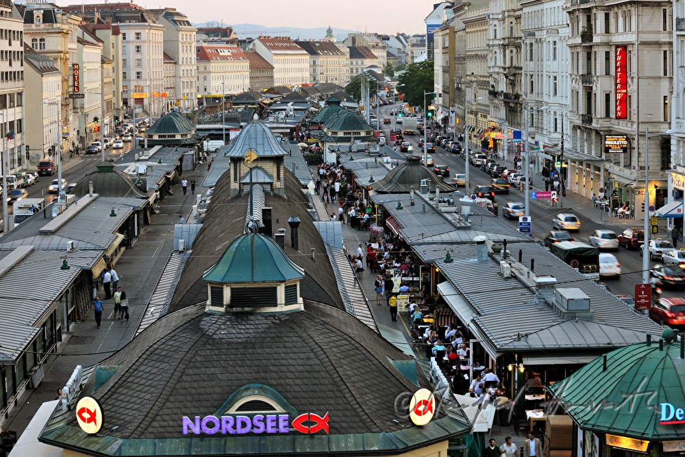 Marktstände an der Wienzeile