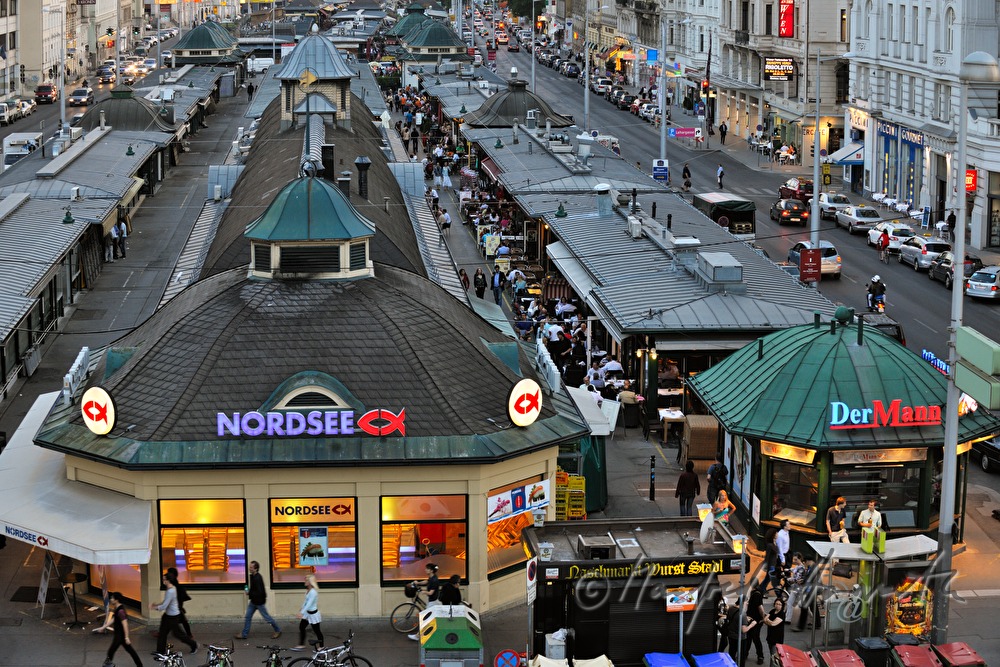 Marktstände an der Wienzeile