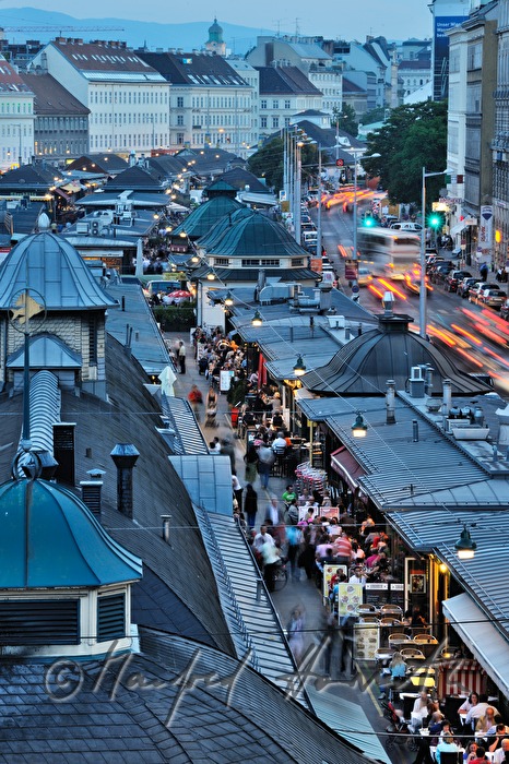 Marktstände an der Wienzeile