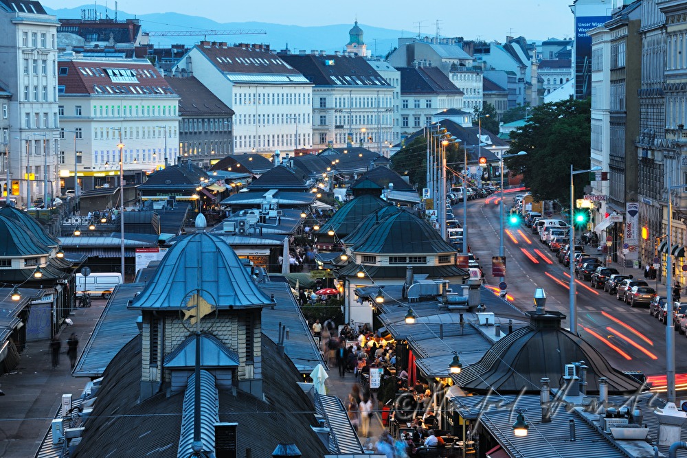 Marktstände an der Wienzeile