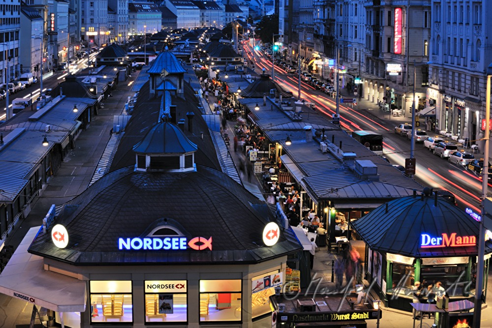 Marktstände an der Wienzeile