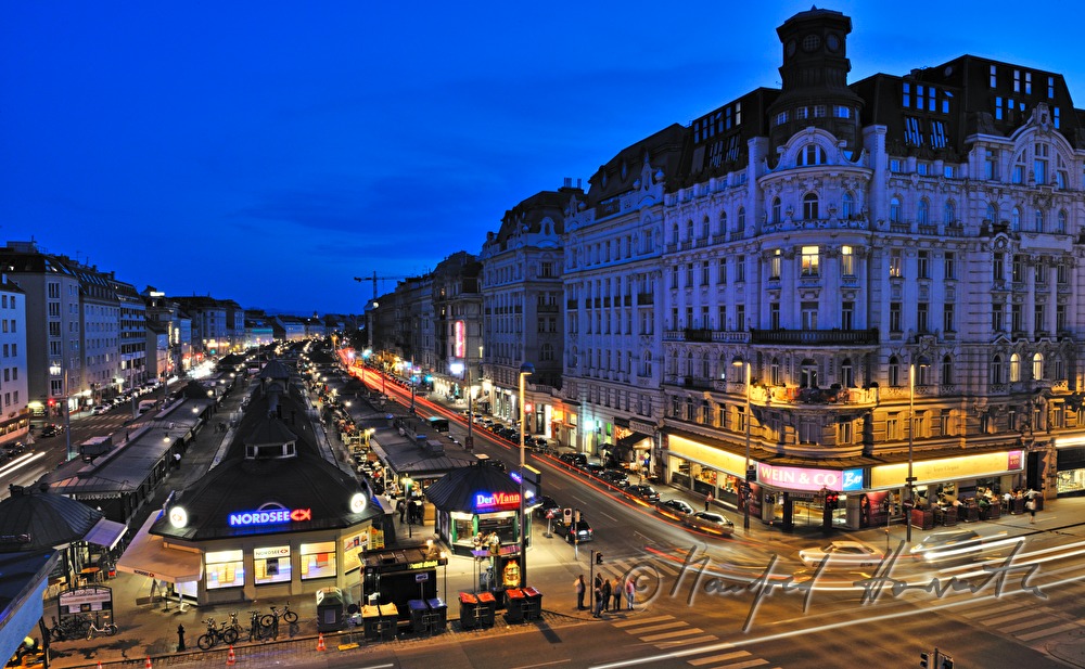 Marktstände an der Wienzeile